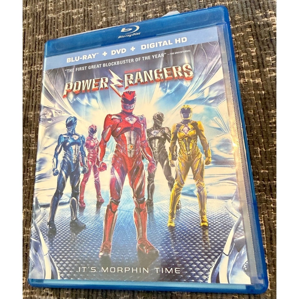 Lionsgate Power Rangers Blu-ray DVD Movie Kids Excellent 2017 Reboot